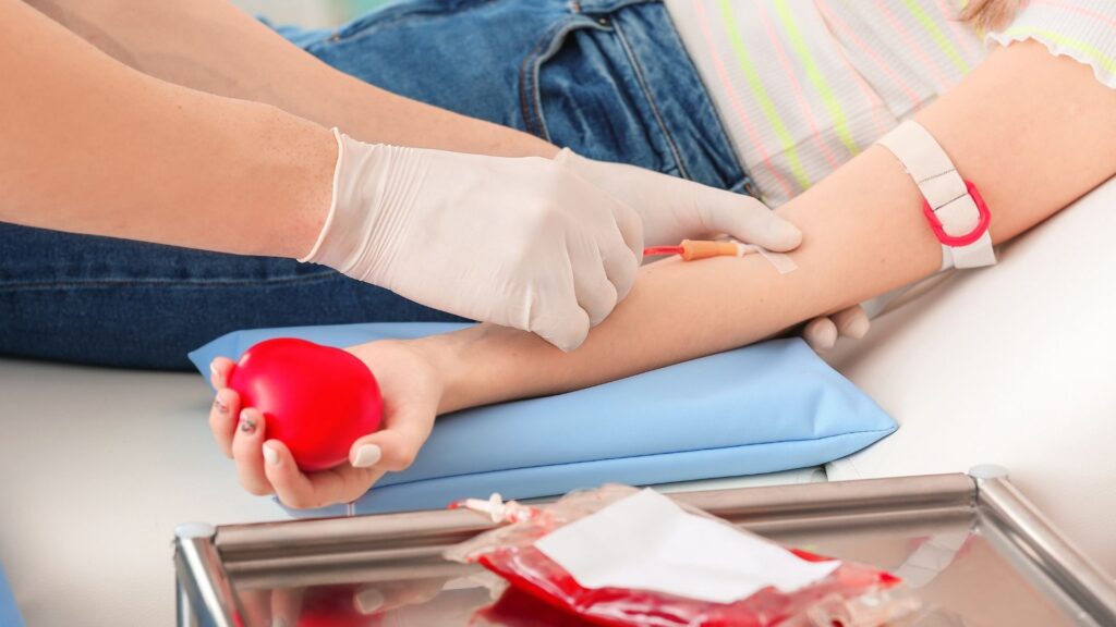 register as blood donor